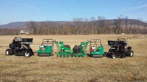 Lawn maintenance equipment of Meehan's Turf Care in Hagerstown, MD