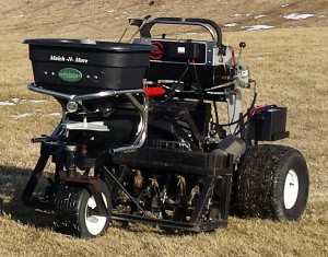 Lawn maintenance equipment of Meehan's Turf Care in Hagerstown, MD